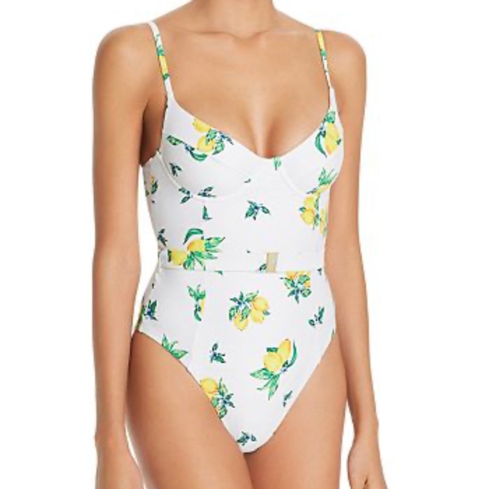 NWT Onia X We Wore What Lemon One Piece Swimsuit